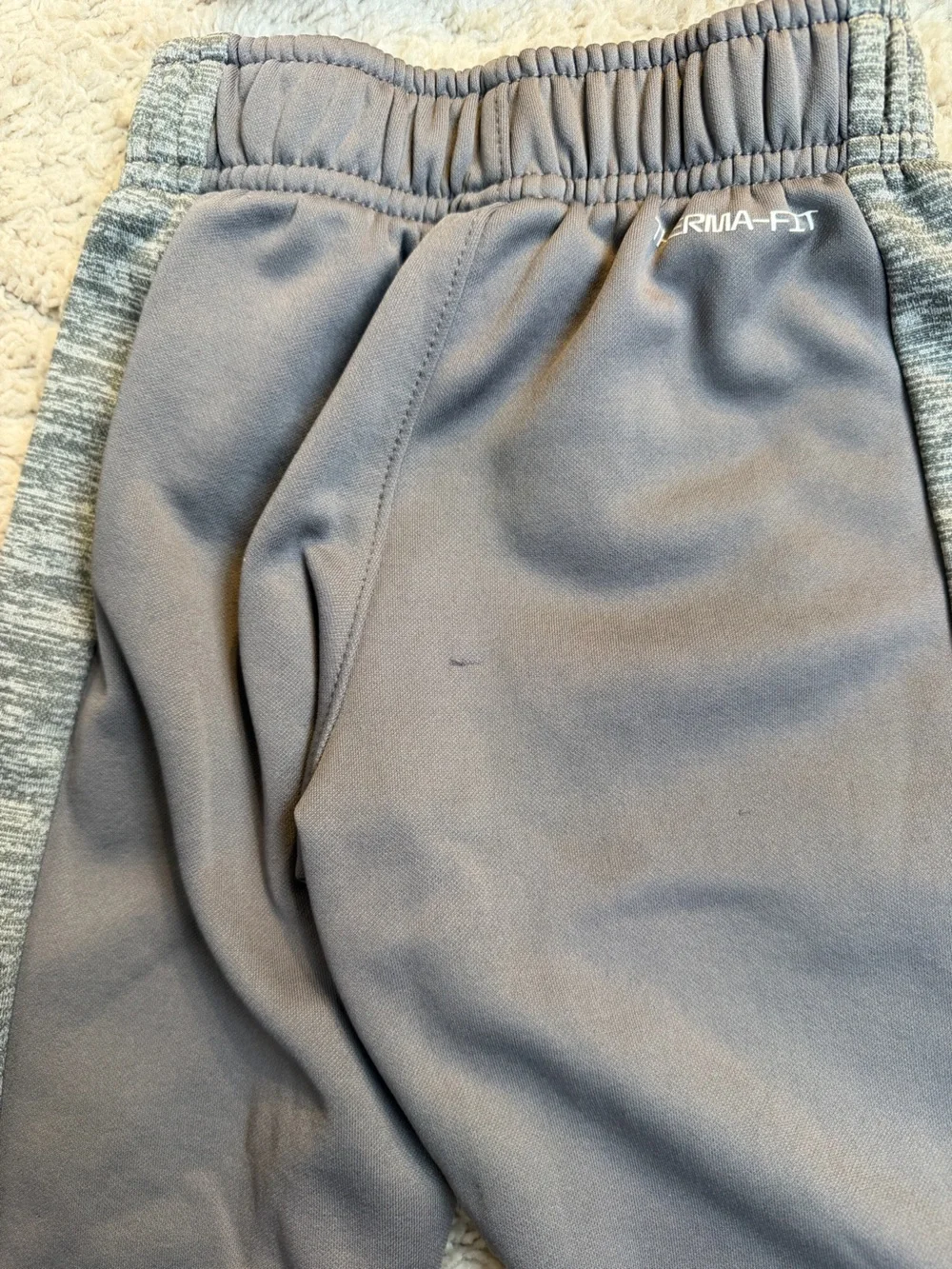 Toddler boys Nike sweatsuit - Gray & Volt